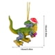 thumbnail image 3 of Adornos Navideños Dinosaurio de Madera Decoración de Árbol de Navidad Xihbxyly, 3 of 4