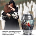 thumbnail image 3 of MUKTIVE Cardinal Urn for Memorial Remains - Cremation Urns for Adults - Large Decorative Urns for Human Ashes Adults - 10 Inch Ashes Urn for Mom, 3 of 7