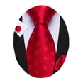 thumbnail image 1 of Set de Corbata Barry.Wang Clásica de Seda para Hombre para Boda y Negocios, 1 of 6