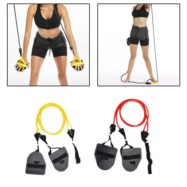 2 Uds Entrenamiento de Fuerza de Brazo Profesional Shamjiam Banda de Resistencia Natación Niño Fitness Ejercicio