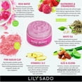 thumbnail image 2 of Mascarilla facial LILY SADO Rose Berry Pink Clay con agua de rosas 120 ml, 2 of 9