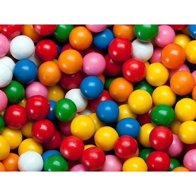 200 ASSORTED GUMBALLS 1 INCH VENDING DUBBLE BUBBLE BULK GUM BALLS