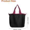 thumbnail image 4 of 2 Pack Reusable Grocery Bags, Washable Shopping Totes Fit in Pocket, Foldable Drawstring Lightweight Grocery Bag for Shopping, 4 of 6