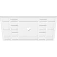 thumbnail image 2 of 34"W x 22 5/8"H x 2"ID x 11 3/4"C x 1"P Beaux Architectural Grade PVC Contemporary Ceiling Medallion, 2 of 11