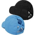thumbnail image 1 of LAICAIW Womens Criss Cross Ponytail Hat Quick Drying Baseball Cap Sun Hats UV Protection Sport Cap, 1 of 7