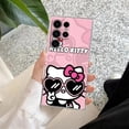 thumbnail image 3 of Funda de teléfono con dibujos animados de Hello Kitty, carcasa transparente para Samsung S24, S23 Ultra, S22, S20 Plus, S21 FE, Galaxy S24Ultra, S235G, 3 of 5