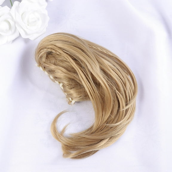 OFFIGAM Short Ponytail Hair Piece Ponytail Extension Fiber Women Daily Life 1Set