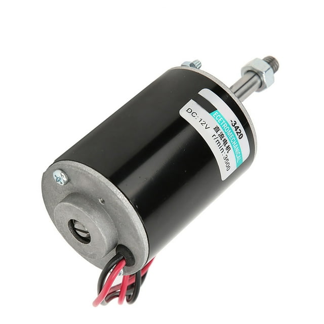 Motor De Corriente Continua De Imanes Permanentes, Motor Eléctrico De Escobillas 30W Alta Velocidad Bajo Ruido Con Rotación CW/CCW Para Máquina De Algodón De Azúcar