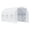 White 450, variant on Large Walk-In Tunnel Greenhouse 15x7x7 ft, 6 Roll-Up Windows & Roll Up Door, Galvanized Steel Frame, White