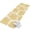 Gold, Yellow, White, variant on Indoor Door Mat, Dark Green Coral Absorbent Non Slip Washable Rug, Coastal Summer Ocean Nautical Sea Low Profile Small Welcome Floor Mats for Entryway, Front Door, RV, 16x24 In