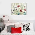 thumbnail image 5 of JRXY Farmhouse Decor Canvas Wall Art Rustic Wall Decor living room large size wall art Flower Theme Painting Vintage Wall Art Picture Artwork Wood Framed Wall Art Easy to Hang picture 1, 5 of 5