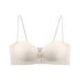 thumbnail image 4 of ibiyuan Front Closure Bras for Women Strapless Bra with Detachable Shoulder Straps Non Slip Push Up No Underwire Bandeau Bras, 4 of 4