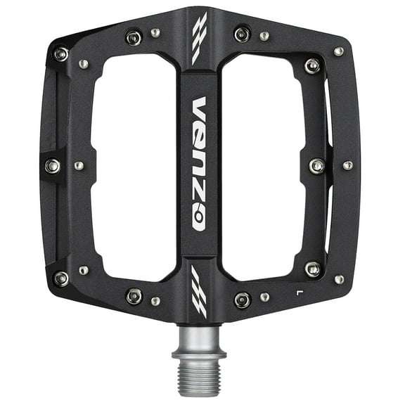 VENZO Flat Mountain BMX MTB Aluminum Bike Anti-Skid Sealed Bearing Pedals