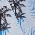 thumbnail image 2 of sogami Regular Fit Short Sleeve Shirts Tropical Hawaiian Tops for Men Leaf Pattern, 2 of 6