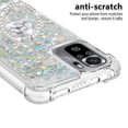 thumbnail image 3 of Funda para Xiaomi Redmi Note 10S 4G/Note 10 4G con Brillo Líquido Flotante, Purpurina, Parachoques y Anillo Giratorio Soporte, 3 of 5