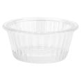 thumbnail image 2 of G.E.T. Shatterproof Plastic Fluted Ramekin Condiment Cup, 2 Ounce, Clear (Set of 12), 2 of 7