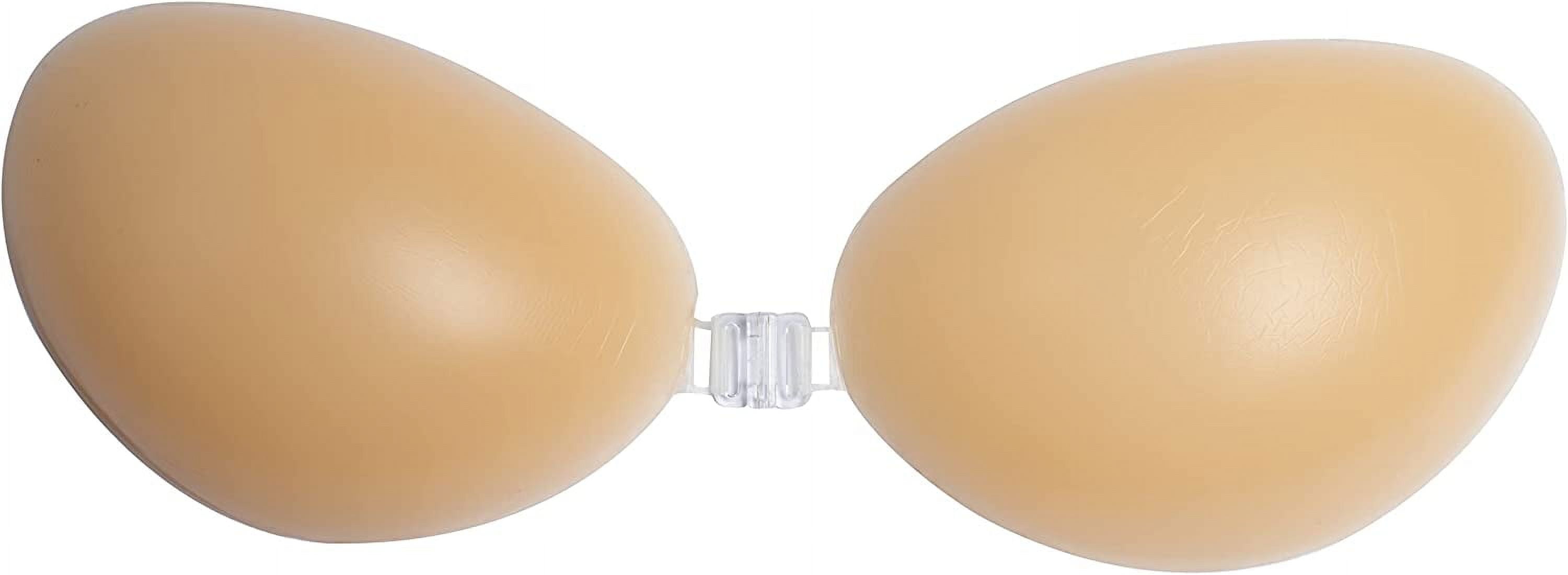 Feminique Silicone Strapless Push up Bra Self Adhesive Reusable Backless  Bras for Women 