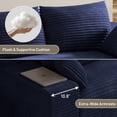 thumbnail image 4 of Wiilayok Corduroy Modular Cloud Couch,108" L Shaped Sectional Sofa Couches with Ottoman,Deep Seater,Comfy Blue Sofa for Living Room Bedroom,No Assembly, 4 of 9