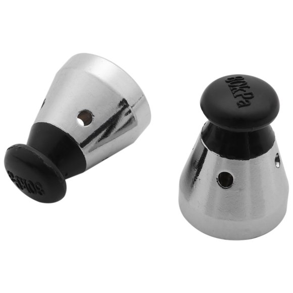 VáLvula Jigger de Alivio Olla una PresióN 1,5 Pulgadas Alto, 2 Unidades, Color Negro