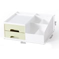 thumbnail image 2 of Desk Organizer with Office Workspace Drawer Organizers Desktop Holder Plastic Stationery, 2 of 5