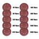 thumbnail image 4 of Lote de 100 discos abrasivos 40/80/120/180/320/400/600/800/1500/2000 discos abrasivos taille 125 mm Ideal para meulage/polissage/dérouillage, 4 of 5