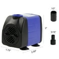 thumbnail image 2 of Aquaneat Aquarium Water Pump 160GPH Small Submersible Fountain Pump 2pcs, 2 of 2