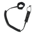 thumbnail image 1 of 9.8ft Surf Leash Spiral 7mm Thickness TPU Coiled Paddle Board Leash Paddleboard Rope for Surfing and Paddleboarding, 1 of 7