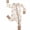 Floral Rabbit, variant on WIBACKER Bamboo Viscose Baby Convertible Footie Pajamas, Sleep and Play Footed Zipper Sleeper for Baby Girls - Pink Puppy