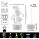 thumbnail image 3 of Luces nocturnas 3D para niños con control remoto y toque inteligente, 7 colores cambiantes, juguetes regulables para niños de 3, 4, 5, 6, 7 y 8 años, regalos de Navidad., 3 of 5