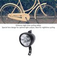 thumbnail image 4 of Vintage Bicycle Front Light, Retro Bike Front Lamp 6 LED Headlight with Bracket for Night Riding Cycling, 4 of 7