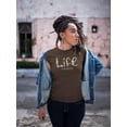 thumbnail image 2 of Life Is Beggining Daisies T-Shirt Women -Image by Shutterstock, Female x-Large, 2 of 4