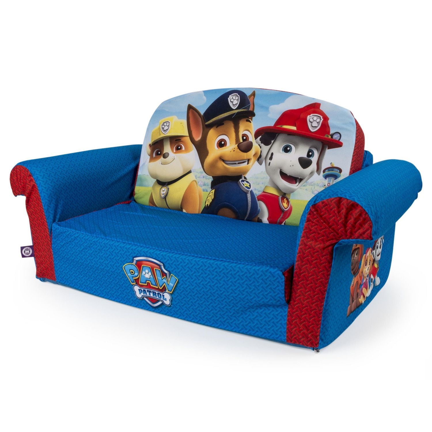 Mobilier Marshmallow - Canapé dépliable 2-en-1 pour enfants, Nickelodeon Paw Patrol, par Spin Master