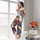 thumbnail image 5 of Fotbe Samurai Frog Guitar Pantalones de Pijama para Mujer, Pantalones de Dormir, Pantalones Pj con Cordón y Bolsillos-X-Large, 5 of 6