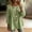 Green, variant on BUIGTTKLOP Womens Babydoll Tops V Neck Peplum Blouse Smocked Loose Fitted Tunic Top Puff Sleeve Dressy Tee Shirts