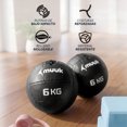 thumbnail image 3 of Kit 2 Balones Medicinales de 6 kg Negro Muuk Fitness, 3 of 7
