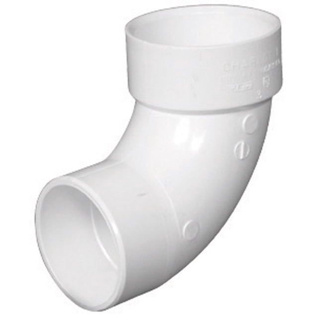 Tubería Charlotte de PVC de 90 grados Street Elbow Schedule, 40 x 2 pulgadas