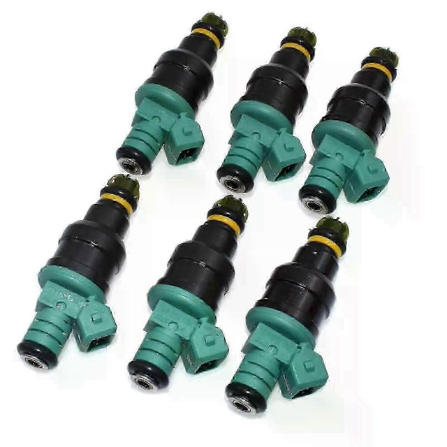Fuel Injectors 6 Pieces Compatible with BMW E34 E36 E39 E46 325i 525 M3 2.5L 3.0 V6