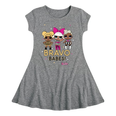 

LOL Surprise! Dolls - Bravo Babes - Toddler & Youth Girls Fit & Flare Dress