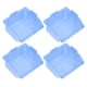 thumbnail image 3 of GOOHOCHY 4 cajas de plástico para estanterías anidadas, cajas de almacenamiento para estanterías anidadas, cajas de ferretería, 3 of 8