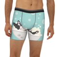thumbnail image 4 of Rocae French Bulldog Taking a Bath for Stretch Moisture-Wicking Underwear,Men's Underwear Boxer Briefs Medium, 4 of 9