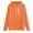 Orange, variant on QTSHPN Womens Hoodies Fashionable Women Hooded Solid Color Sweatshirt Pocket Casual Style Comfortable Fit Long Sleeve Sweatshirt for Women Gold L
