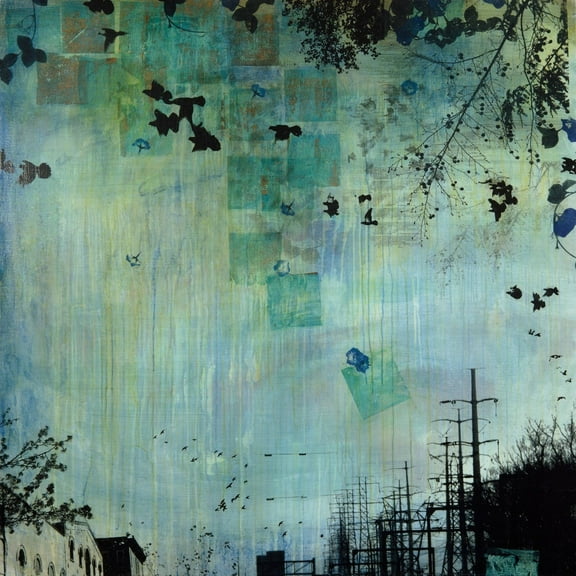 "Electric Power" Painting Print on Wrapped Canvas