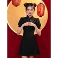 thumbnail image 4 of Vestido chino Vintage para mujer, dragón antiguo de Shanghai y Fénix, Qipao elegante, cosplay de Halloween, cuello Cheongsam, Sexy, 4 of 5