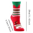 thumbnail image 3 of Fesfesfes Women Christmas Printed Socks Vintage Thicker Socks Ankle High Comfortable Socks, 3 of 4