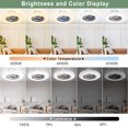 thumbnail image 2 of Depuley Smart Ceiling Fan Bladeless Flush Mount Ceiling Fan with Light Remote Modern Ceiling Fan Low Profile Ceiling Fan Lights for Living Room Bedroom Kitchen, White, 2 of 10