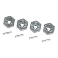 thumbnail image 4 of Adaptadores hexagonales de aleación Zulema 4 piezas grandes 4WD, 4 of 5