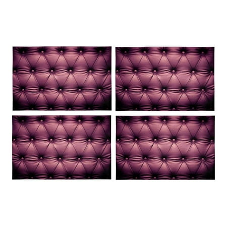 Mkhert Funny Dark Purple Buttoned Couch Sofa Bed Headboard Leather