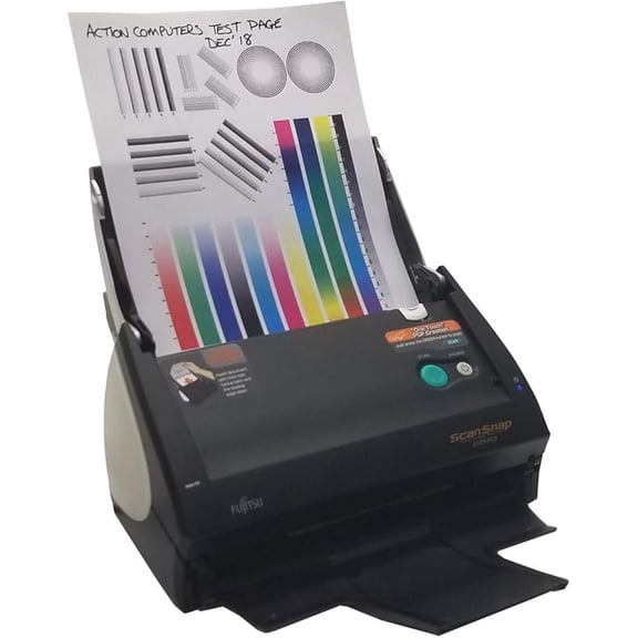 Restored Fujitsu ScanSnap S510 Deluxe Color Duplex Document Scanner  18 PPM, 36 IPM, 600 DPI, Sheetfed with ADF & Software (Refurbished)