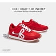 thumbnail image 3 of LUCKY STEP Stylish Retro Casual Comfortable Running Walking Shoes,Red,Womens, 3 of 10