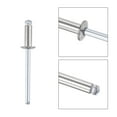 thumbnail image 3 of Unique Bargains 4mm Diameter 10mm  Length 304 Stainless Steel Blind Rivets 100 Pack, 3 of 4